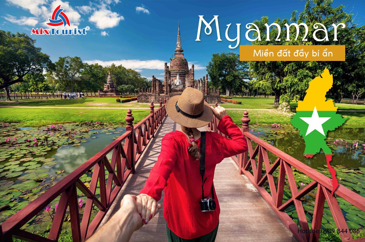 Tour du lịch HN - Myanmar 4 ngày 3 đêm: Yagon - Bagan - Núi PoPa