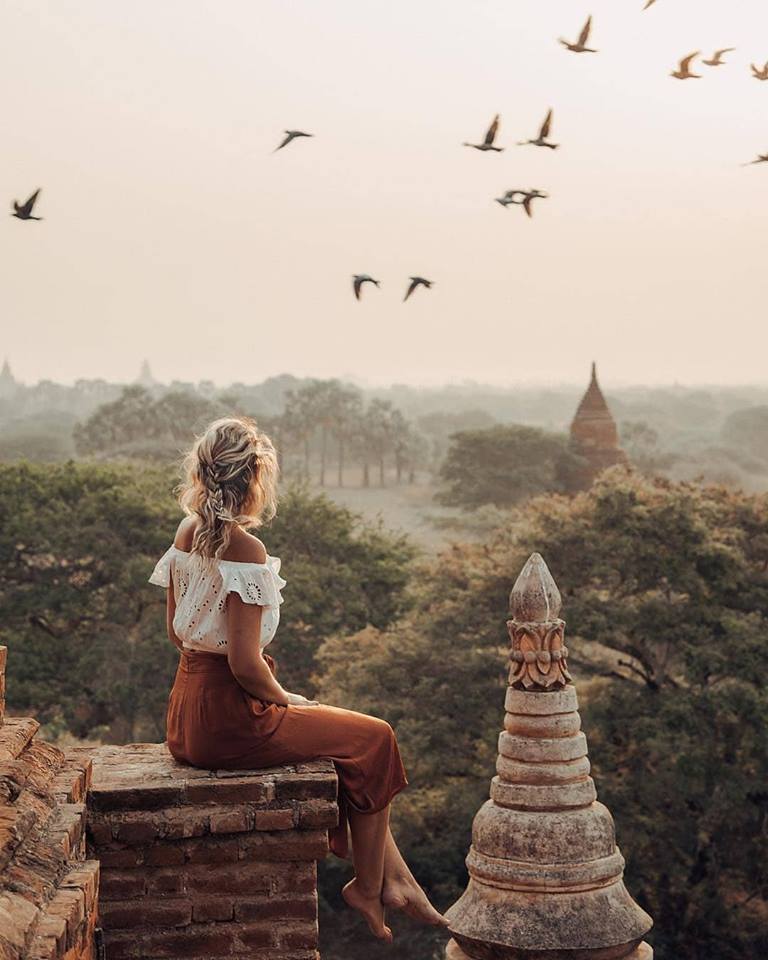 Khinh khí cầu ở Bagan - Ngắm nhìn vẻ đẹp mộng mơ của cố đô ngủ quên mình